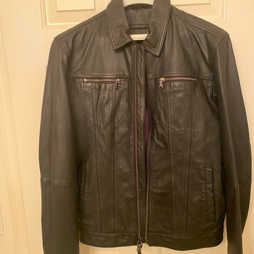 John Varvatos USA Collection Leather Jacket